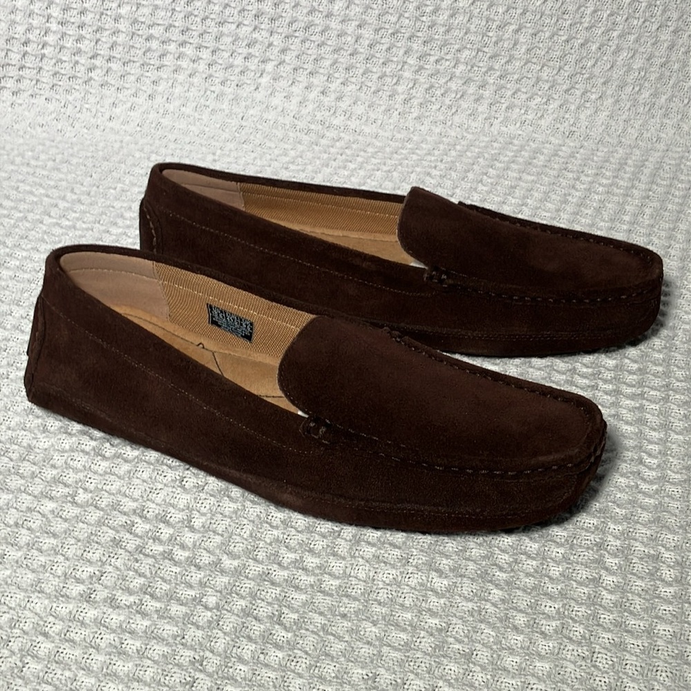 NIB - Harmony 783 - Mens Brown Suede Driving Shoes